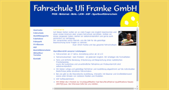 Desktop Screenshot of fahrschule-ulifranke.info